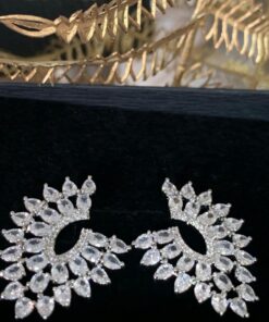 Cercei Luna cu pietre zirconiu