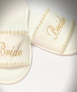 Papuci Bride gold