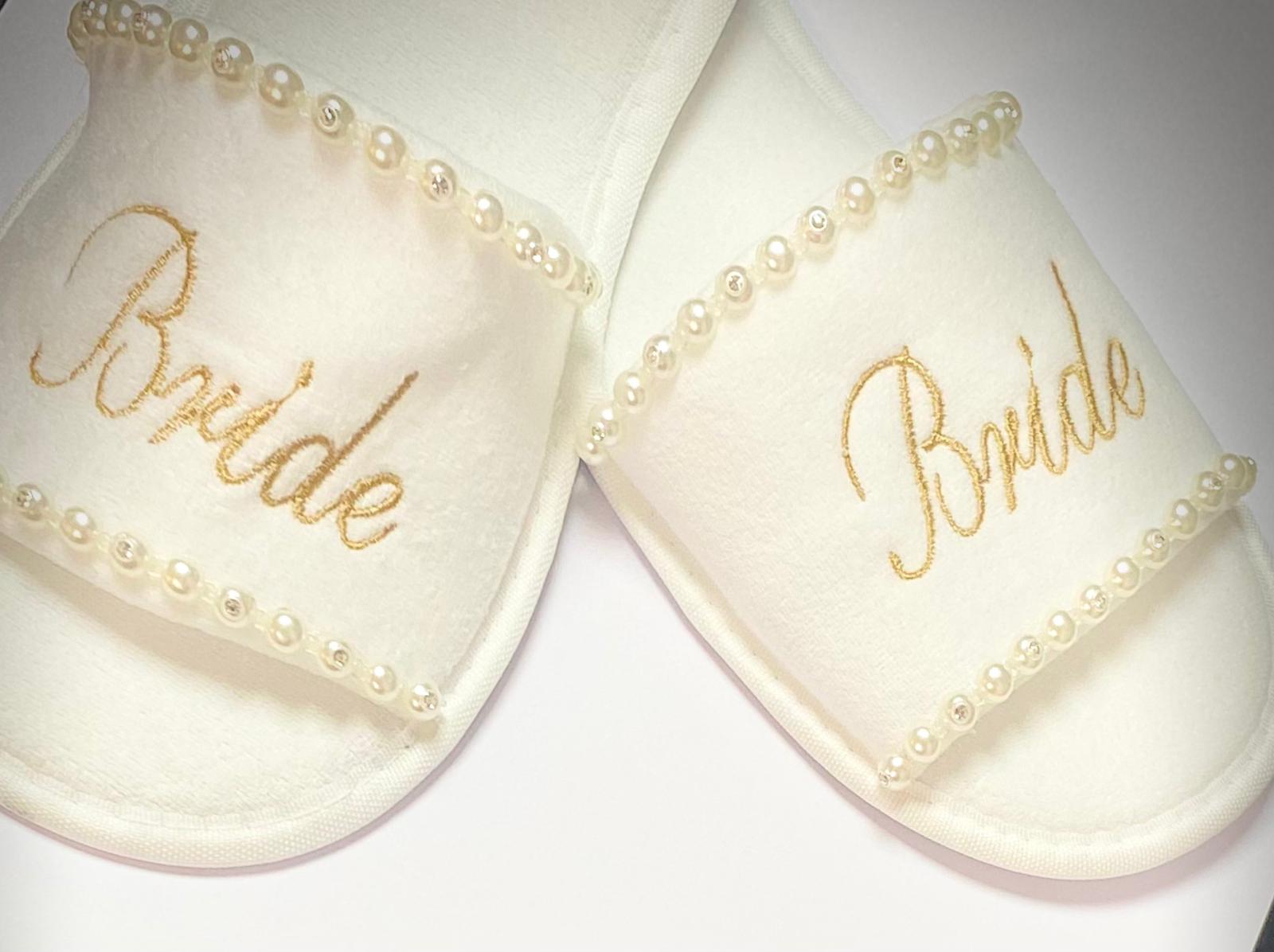 Papuci Bride gold - imagine 2