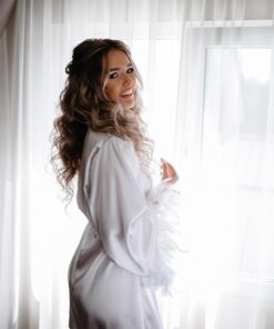 Halat Luxury Bride din matase