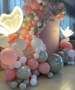 Decor foto botez fluturi