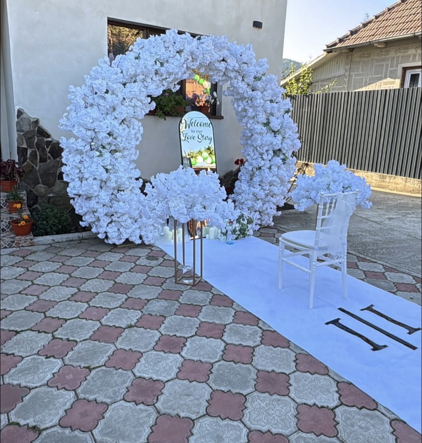 Decor elegant pentru „Gătitul Miresei”