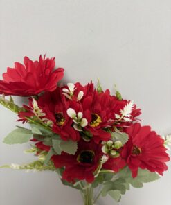 Flori artificiale rosii